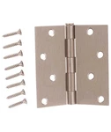 15 Pcs Everbilt Hinge 4" 207804 Satin Nickel Finish Square Corner Door Repair. Fixed Price $29.97.