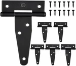 6 Pack 3" Strap Hinges Black Shed Gate Barn Door Heavy Duty Hardware. Fixed Price $24.99.
