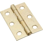 National Hardware N146-290 2-1/2" Brass Plated Non-removable Pin Hinges Count. Fixed Price $20.78.