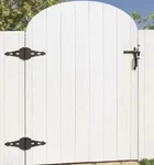 Everbilt Black Post Latch Gate Kit Decorative Hinges W/ Mounting Hardware 18101. Fixed Price $26.00.
