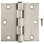 Hampton 3-1/2 In. Satin Nickel Residential Door Hinge 12 Pk. Fixed Price $39.66.