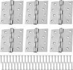 6 Pcs 4 Ball Bearing Door Hinges Stainless Steel Heavy Duty X Inch. Fixed Price $41.14.