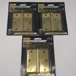 Lot Of Stanley Square Corner 3-1/2" Steel Door Hinge (69-0360). Fixed Price $14.99.