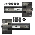 Knape & Vogt 30" 4X4 Pocket Door Slide Pack Black Finish KV8092P Eb. Fixed Price $109.90.