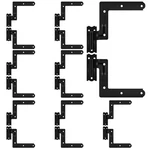 Moxweyeni Pack 8 Pair Steel Blind Shutter Hinge 1-1/16 Black Wrought Iron. Fixed Price $85.48.
