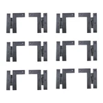 Black Cabinet Hinges 3.5" Hl Offset Pair Left And Right Wrought Iron. Fixed Price $125.99.