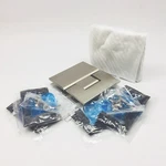 Qty 2 Crl Aluminum VIE580BN Shower Door Chrome Wall Mount Plate (bsh,nkl. Fixed Price $175.29.
