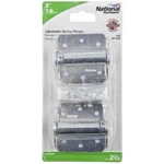 National Hardware N115-055 V125 Adjustable Spring Hinges 3" Nos Zinc Plated. Fixed Price $19.38.