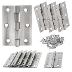 3 Inch Nickel Door Hinges Heavy Duty, 10 Pcs Stainless Steel Folding Bu.... Fixed Price $30.22.