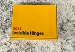 Soss Invisible Hinge 218US19, 1-3/4" Thick, 20 Min Fire Rated, Black Zinc Finish. Fixed Price $31.22.