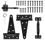 Heavy Duty Gate Hardware Kitwith Self Locking LATCH2 Pcs 6INCH THINGES1.... Fixed Price $29.05.