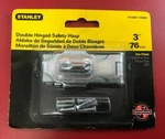 Stanley 75-5250 Zinc 3" 76MM Double Hinge Safety Hasp. Fixed Price $5.95.