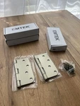 Emtek Mortise Hinge 91034TWB - Pair (lot Of 3) Comes With Mounting Hardware. Fixed Price $21.99.
