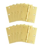 12 X 3-1/2 In. Square Corner Satin Brass Door Hinge. Fixed Price $26.10.