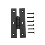 Renovators Supply Black Cabinet Hinges 3 Wrought Iron Kitchen. Fixed Price $9.99.