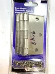 Hillman Door Hinges 3-1/2" Nickel (3 Pk). Fixed Price $12.75.