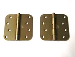 (3) Deltana S44R526D X 4, By 5/8 Radius Residential Steel Hinge Satin Chrome. Fixed Price $19.89.