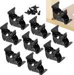 Ydajiuri Folding Brackets 8 Pack Heavy-duty Self-locking Hinges With Screws. Fixed Price $25.06.