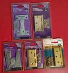 Door Hinges 3 Inch, Lot Of 10 New With Screws. Fixed Price $15.86.
