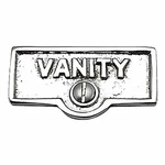 Switch Plate Tags Vanity Name Signs Labels Chrome Brass Renovators Supply. Fixed Price $14.99.