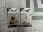 New 2-PACK Lot 2-PC National Hardware N211-813 Antique Brass Decorative Hinges. Fixed Price $11.24.