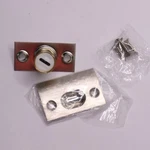 Everbilt Adjustable Ball Latch Catch Kit Satin Nickel 630627. Fixed Price $8.97.