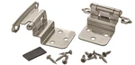 Pack Amerock BPR3428G9 3/8" Cabinet Hinge Inset Sterling Nickel. Fixed Price $10.49.