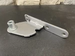 Refrigerator Center Hinge WR13X29171 Fits Left Right W/ Pin WR02X24905 Oem. Fixed Price $15.00.