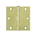 Deltana S33U-R Brass 3" X Square Corner Plain Bearing Mortise Hinge Pair. Fixed Price $16.47.