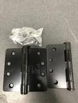 Deltana S44R4HD1B X 1/4" Corner Mortise Hinge Pair - Flat Black. Fixed Price $14.03.
