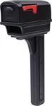 Gentry Plastic, Dual Access, Mailbox And Post Kit, GGC1B00AM, Black, Large Capac. Fixed Price $129.72.