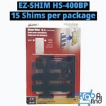 Ez-shim HS400BP 4" Shim, Fits Standard Inch Hinges, (15 Ct.). Fixed Price $9.79.