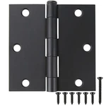 30 Pack Matte Black Door Hinges 3.5 X Inch Interior 1/2 Hinge.... Fixed Price $63.60.