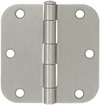 Deltana S35R515 Residential Thickness Steel Mortise Hinge 5/8" Radius Sn. Fixed Price $11.49.