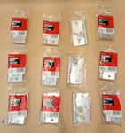 Lot Of 12 Everbilt 279 776 Chrome Finish Square Corner Door 3 1/2" Hinge. Fixed Price $16.95.