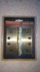 Lot Of 2 Westward 4" X Butt Hinges With Satin Nickel Finish. Fixed Price $13.99.