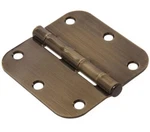 Hardware Essentials 3.5 In. Full Mortise Door Hinge Antique Brass (9 Pack). Fixed Price $20.99.