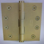 Pair Emtek Flat Black Solid Brass Door Hinges 4" X Square Corners 96214. Fixed Price $39.00.
