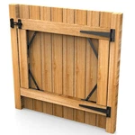 Fence Gate Frame Kit With 8 Inch Hinges And Latch, Includes Corner Brace.... Fixed Price $39.05.