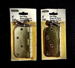 2- Stanley 4" Door Hinges #69-0395 Steel/ Satin Brass Finish 033923903950. Fixed Price $8.99.