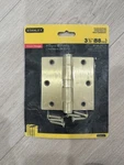 Stanley Door Hinge 3-1/2 Inch Solid Brass, Screws Included 15 Pack New 05-1390. Fixed Price $69.97.