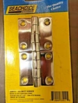 Butt Hinge Seachoice 33911 316 Stainless 2"X2" Pair Classic Style Marine Boat. Fixed Price $28.04.