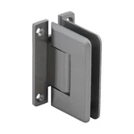 Crl Brushed Nickel Pinnacle 337 Adjustable Wall Mount 'h' Back Plate Glass Hinge. Fixed Price $60.00.