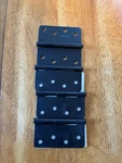 X Emtek Hinges- Lot Of 4, Matte Black. Fixed Price $44.99.