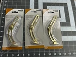 New 3-PACK Lot National Hardware Friction Lid Support N208-645 Left Side Brass. Fixed Price $14.99.
