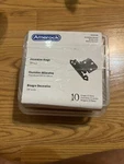 10 Hinges / 5 Pairs Amerock Decorative Genuine TEN3428-ORB. Fixed Price $12.00.