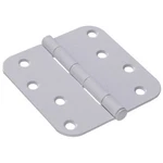 Hillman 5/8" Round Corner Door Hinge White (4"). Fixed Price $6.95.