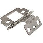 Amerock Sterling Nickel Full Inset Partial Wrap Hinge Minaret Tip PK3180TM-G9. Fixed Price $10.17.