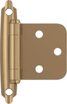 BPR3429CZ Cabinet Hinge Variable Overlay Self Closing Face Mount Champagne. Fixed Price $8.71.
