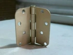 Ace 5368543 4" Brass Hinge With 5/8 Radius, Lot Of 3, Free Shipping. Fixed Price $10.00.